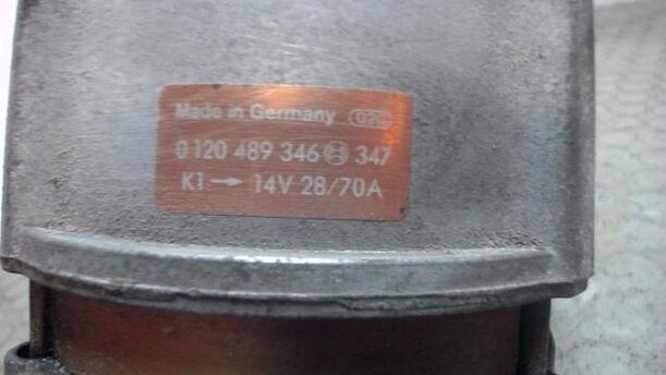Foto: LICHTMASCHINE eines Ford Escort Turnier CL