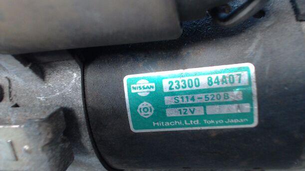 Foto: ANLASSER / STARTER HITACHI eines Nissan Sunny SLX