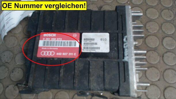 Foto: EINSPRITZSTEUERGERÄT eines Audi 80