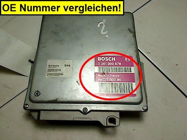 Foto: EINSPRITZSTEUERGERÄT eines Peugeot 306 XR
