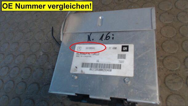 Foto: EINSPRITZSTEUERGERÄT eines Opel Kadett E Caravan LS
