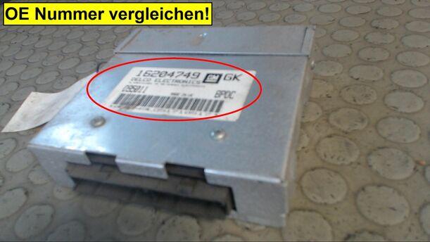 Foto: EINSPRITZSTEUERGERÄT eines Opel Corsa Sport