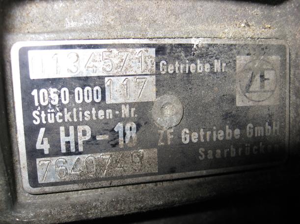Foto: AUTOMATIK-GETRIEBE eines Fiat Croma i.e.