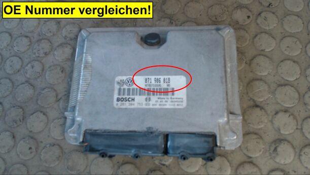 Foto: EINSPRITZSTEUERGERÄT eines VW Golf 2.3 V5 Highline