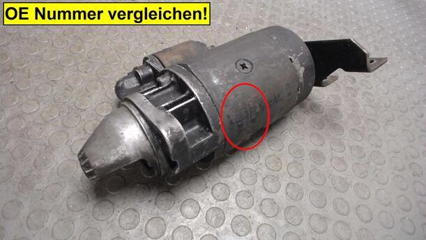 Foto: ANLASSER / STARTER BOSCH eines Audi 100
