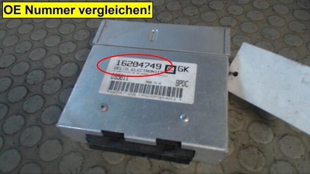 Foto: EINSPRITZSTEUERGERÄT eines Opel Corsa Sport