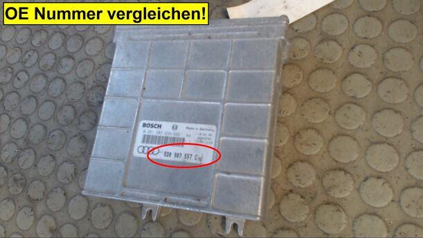 Foto: EINSPRITZSTEUERGERÄT eines Audi A4 1.8