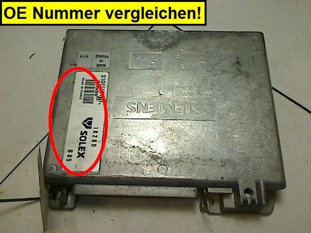 Foto: EINSPRITZSTEUERGERÄT eines Peugeot 405 Break GRI