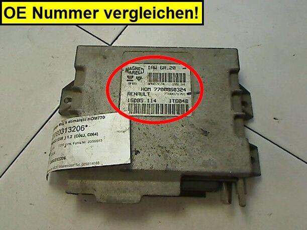 Foto: EINSPRITZSTEUERGERÄT eines Renault Twingo 1.3