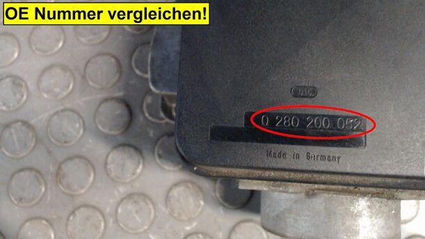 Foto: LUFTMENGENMESSER eines Seat Ibiza Special