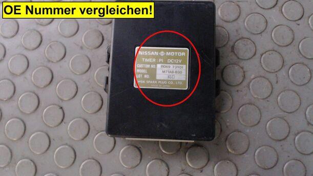 Foto: EINSPRITZSTEUERGERÄT eines Nissan Sunny LX