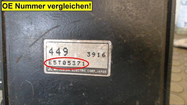 Foto: LUFTMASSENMESSER eines Mitsubishi Lancer 1600 GLi
