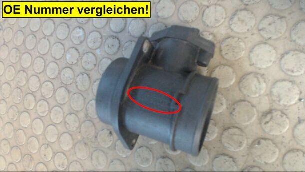Foto: LUFTMASSENSENSOR BOSCH eines VW Passat Variant 1.6 CL