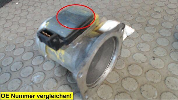 Foto: LUFTMASSENMESSER eines VW Golf 1.6