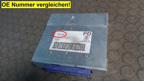 Foto: EINSPRITZSTEUERGERÄT eines Opel Vectra