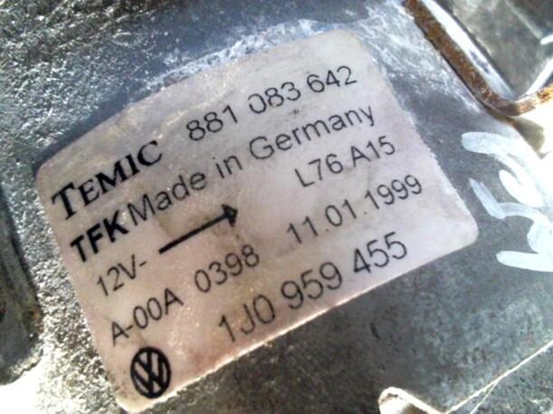 Foto: ELEKTROLÜFTER eines Audi A3 1.6 GRI
