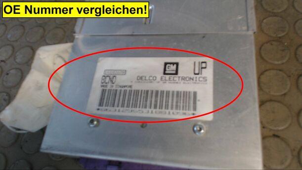Foto: EINSPRITZSTEUERGERÄT eines OPEL ASTRA CABRIOLET 1.4 SI