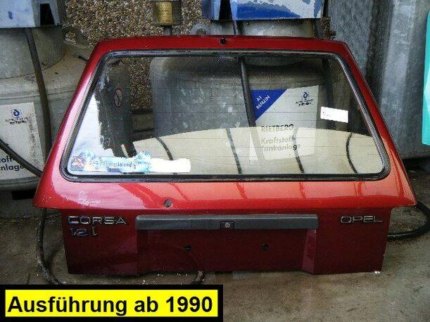 Foto: HECKKLAPPE / HECKDECKEL eines Opel Corsa CL