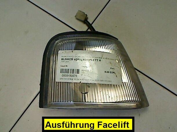 Foto: BLINKER / BLINKLEUCHTE RECHTS eines Fiat Uno 1.4 i.e. Start