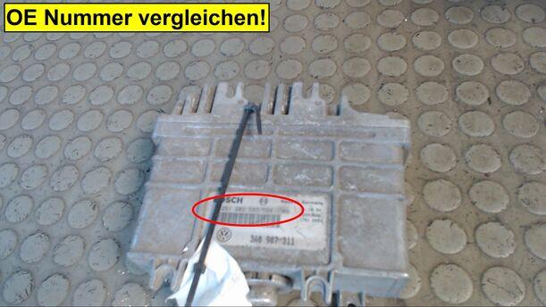 Foto: EINSPRITZSTEUERGERÄT eines VW Golf Variant 1.8 Start