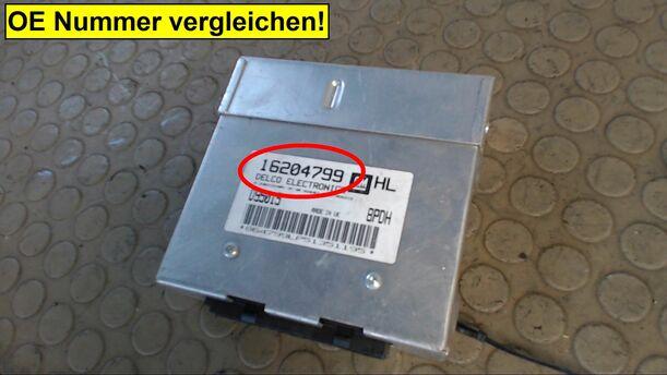 Foto: EINSPRITZSTEUERGERÄT eines Opel Astra Start