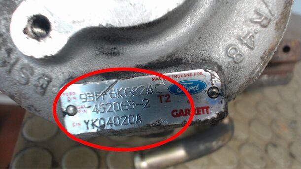 Foto: TURBOLADER eines Ford Mondeo Turnier Start