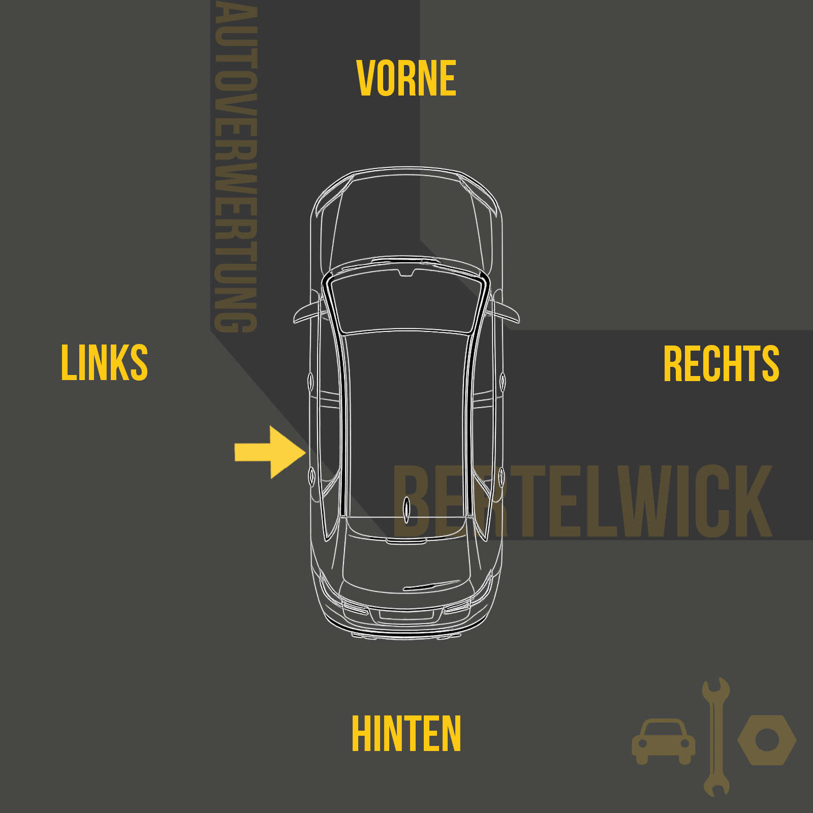 Foto: TÜR HINTEN LINKS eines Fiat Brava 1.4 12V