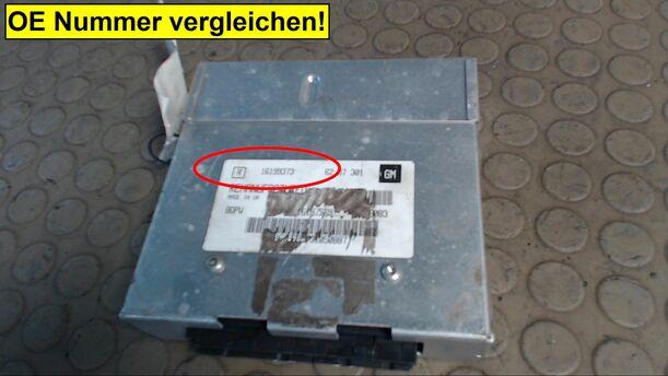 Foto: EINSPRITZSTEUERGERÄT eines Opel Astra Caravan