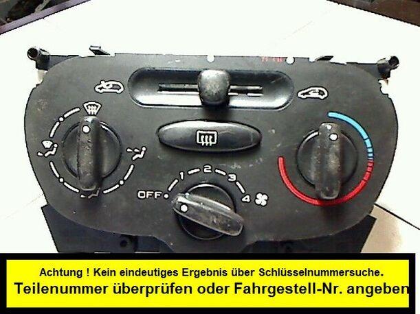 Foto: HEIZUNGSBETÄTIGUNG eines Peugeot 206 60