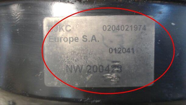 Foto: BREMSKRAFTVERSTÄRKER eines Mitsubishi Carisma 1.9 DI-D CD