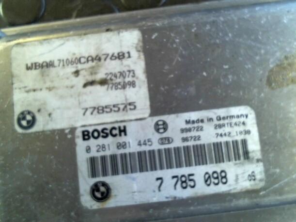 Foto: EINSPRITZSTEUERGERÄT eines BMW 320d GLX