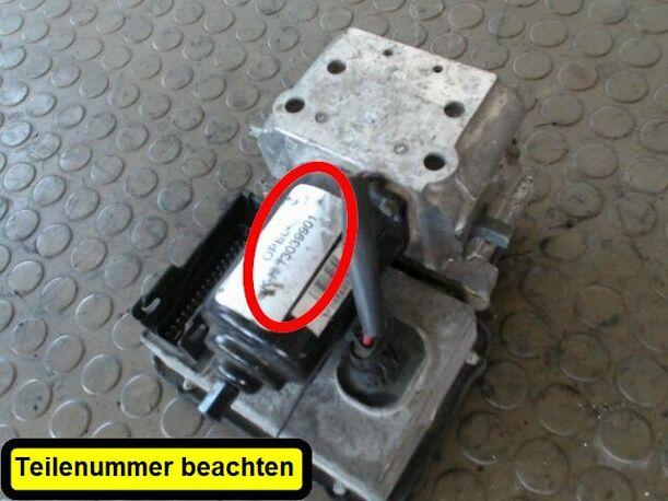 Foto: HAUPTBREMSAGGREGAT ABS eines Opel Vectra 1.6 Caravan GLX