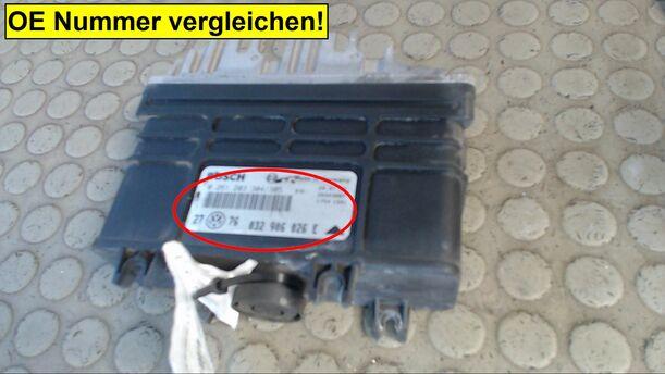 Foto: EINSPRITZSTEUERGERÄT eines VW Golf 1.6 GLX