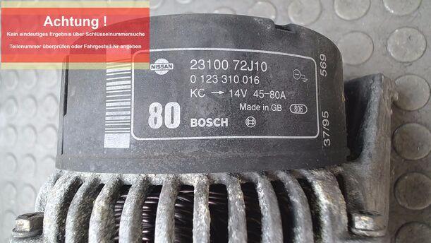 Foto: LICHTMASCHINE eines Nissan Primera 2.0