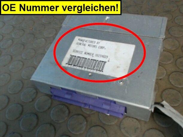Foto: EINSPRITZSTEUERGERÄT eines Opel Vectra