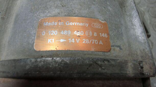 Foto: LICHTMASCHINE / GENERATOR ( 70A ) eines Ford Sierra