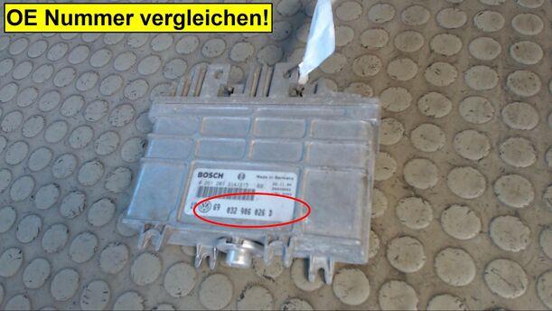 Foto: EINSPRITZSTEUERGERÄT eines VW Golf 1.6 Exclusive