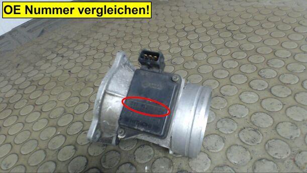 Foto: LUFTMASSENMESSER HITACHI eines VW Sharan 2.0 SE