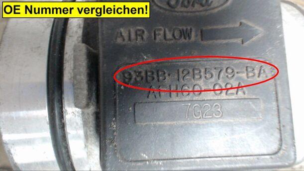 Foto: LUFTMASSENMESSER eines Ford Galaxy 16V
