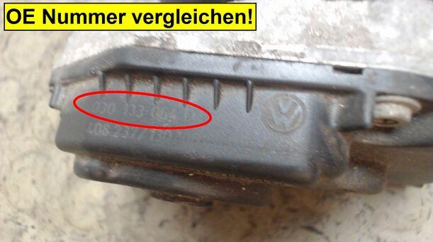 Foto: DROSSELKLAPPENSTUTZEN eines Seat Ibiza 1.0 MPI