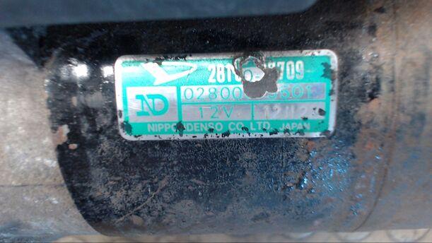 Foto: ANLASSER / STARTER DENSO eines Daihatsu Cuore CLX