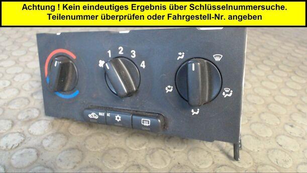 Foto: HEIZUNGSBETÄTIGUNG eines Opel Astra 1.6 Caravan