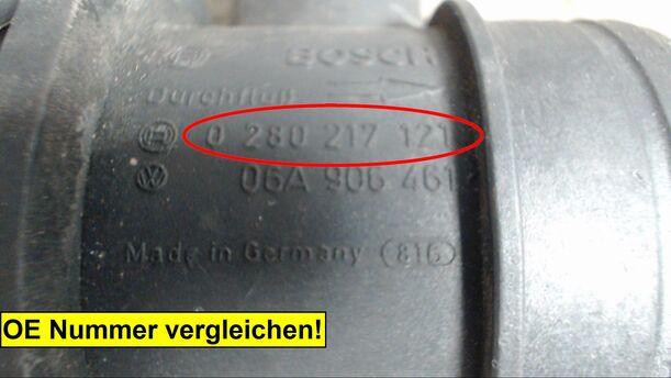 Foto: LUFTAUSSENMESSER BOSCH eines VW Sharan 1.9 TDI