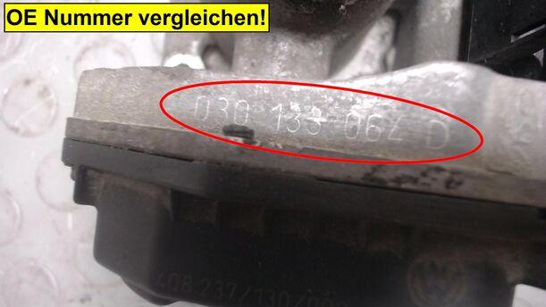 Foto: DROSSELKLAPPENSTUTZEN VDO eines Seat Cordoba 1.4 MPI