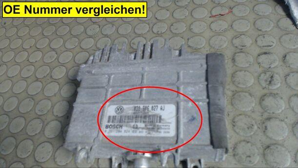 Foto: EINSPRITZSTEUERGERÄT eines VW Polo 50 SX