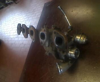 Foto: TURBOLADER eines Opel Vectra 2.0 DTI