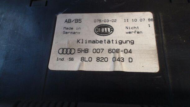 Foto: HEIZUNGSBETÄTIGUNG eines Audi A3 1.6