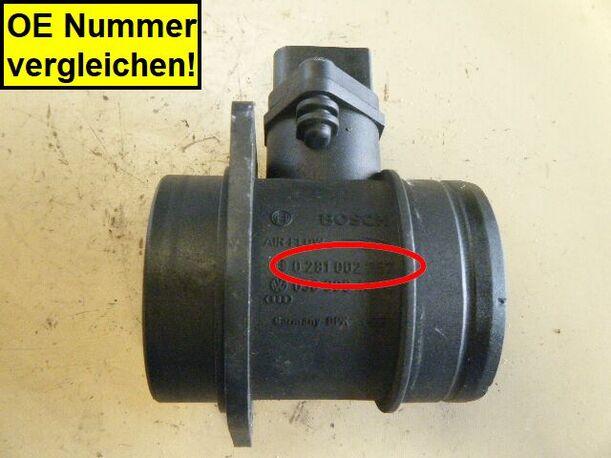 Foto: LUFTMASSENMESSER BOSCH eines VW Golf 1.9 TDI