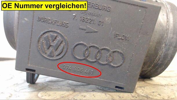 Foto: LUFTMASSENMESSER PIERBURG eines VW Golf Variant 1.9 TDI Exclusive