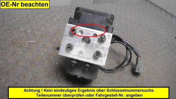 Foto: HAUPTBREMSAGGREGAT ABS eines Nissan Micra 1.0 Exclusive